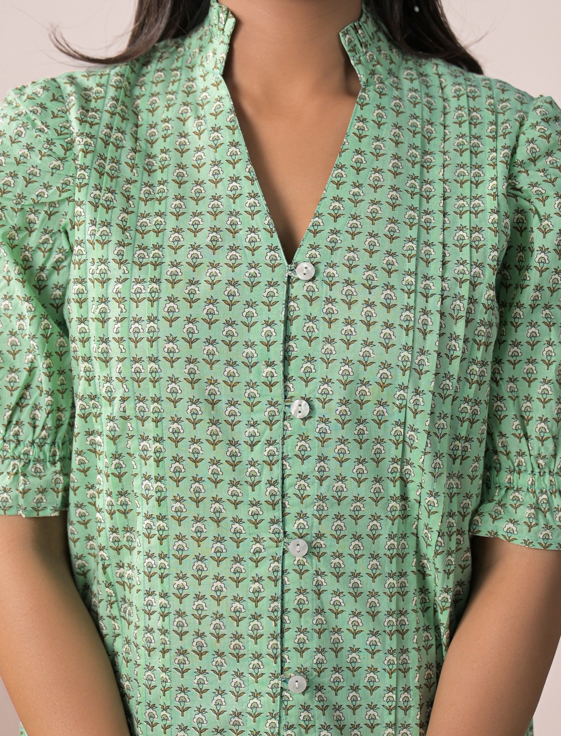 Pista Butti Cotton Pintux Style Short Top