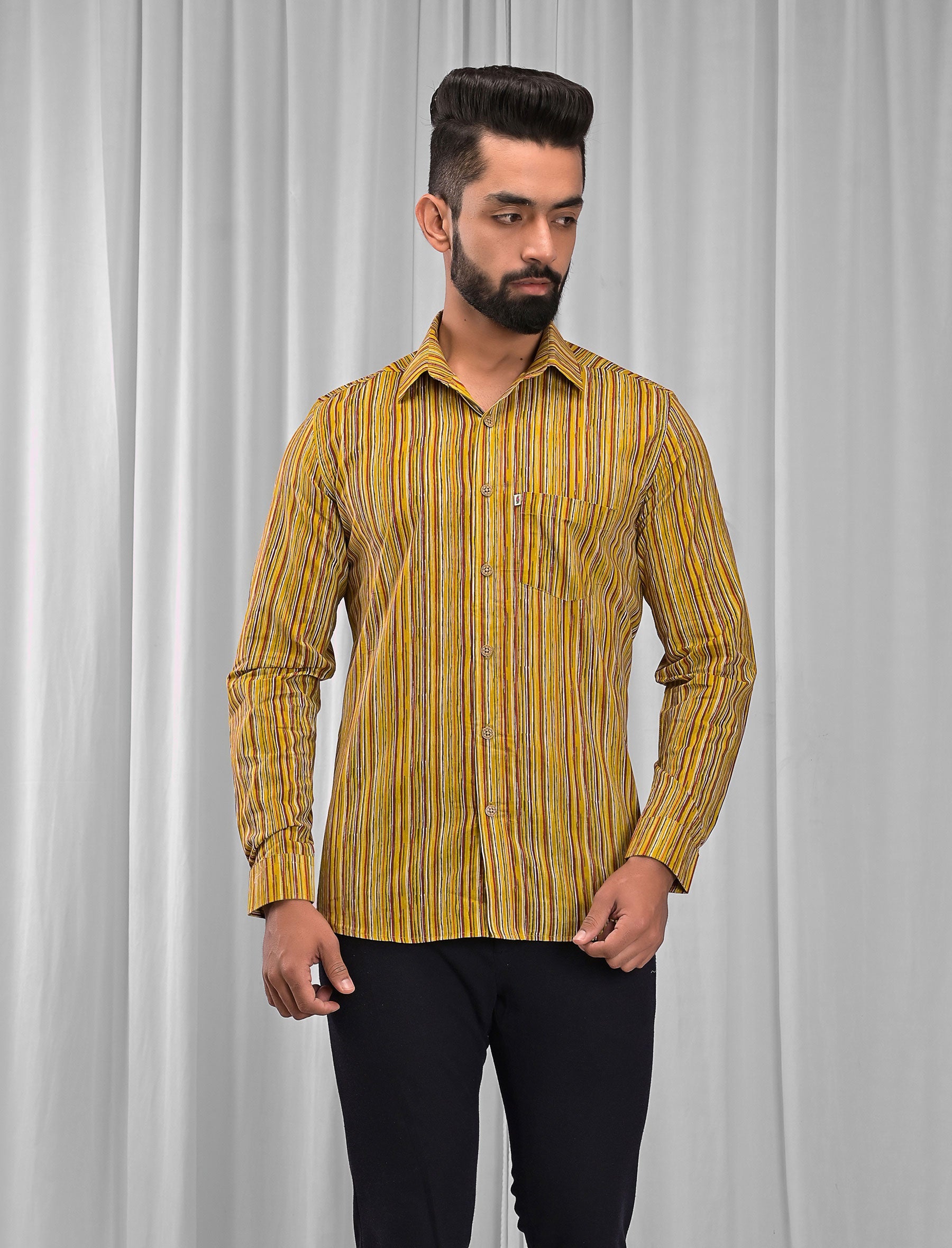 Cotton Printed Full Sleeves Shirt