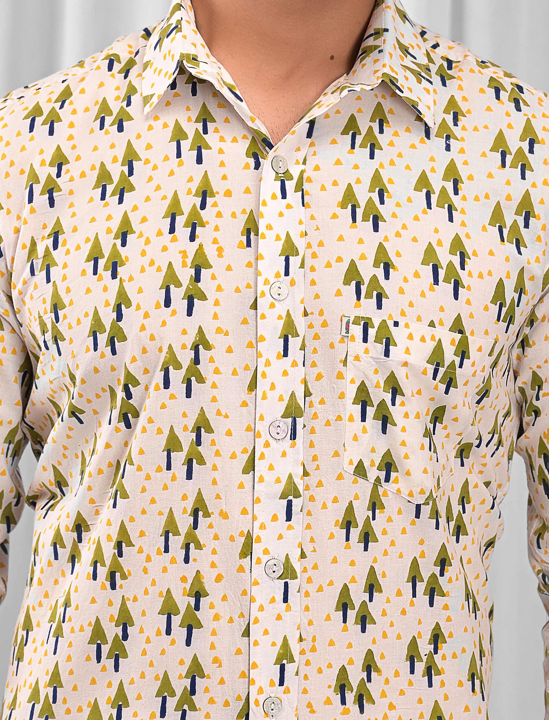 Cotton Printed Full Sleeves Shirt