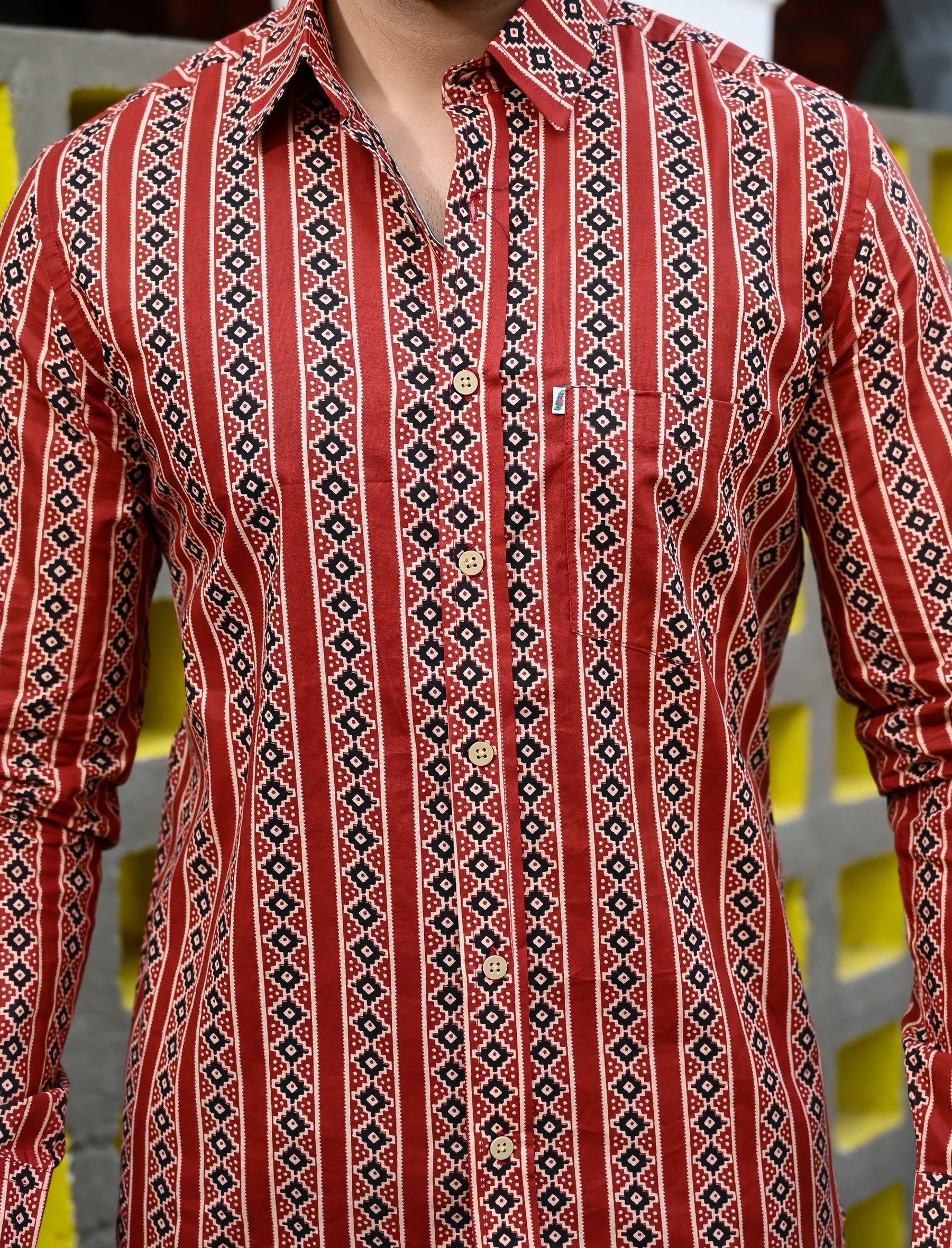 Cotton Printed Full Sleeves Shirt