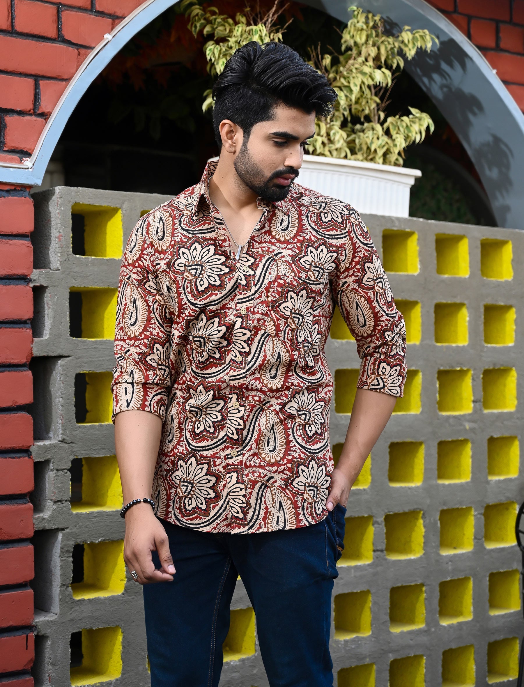 Cotton Printed Full Sleeves Shirt