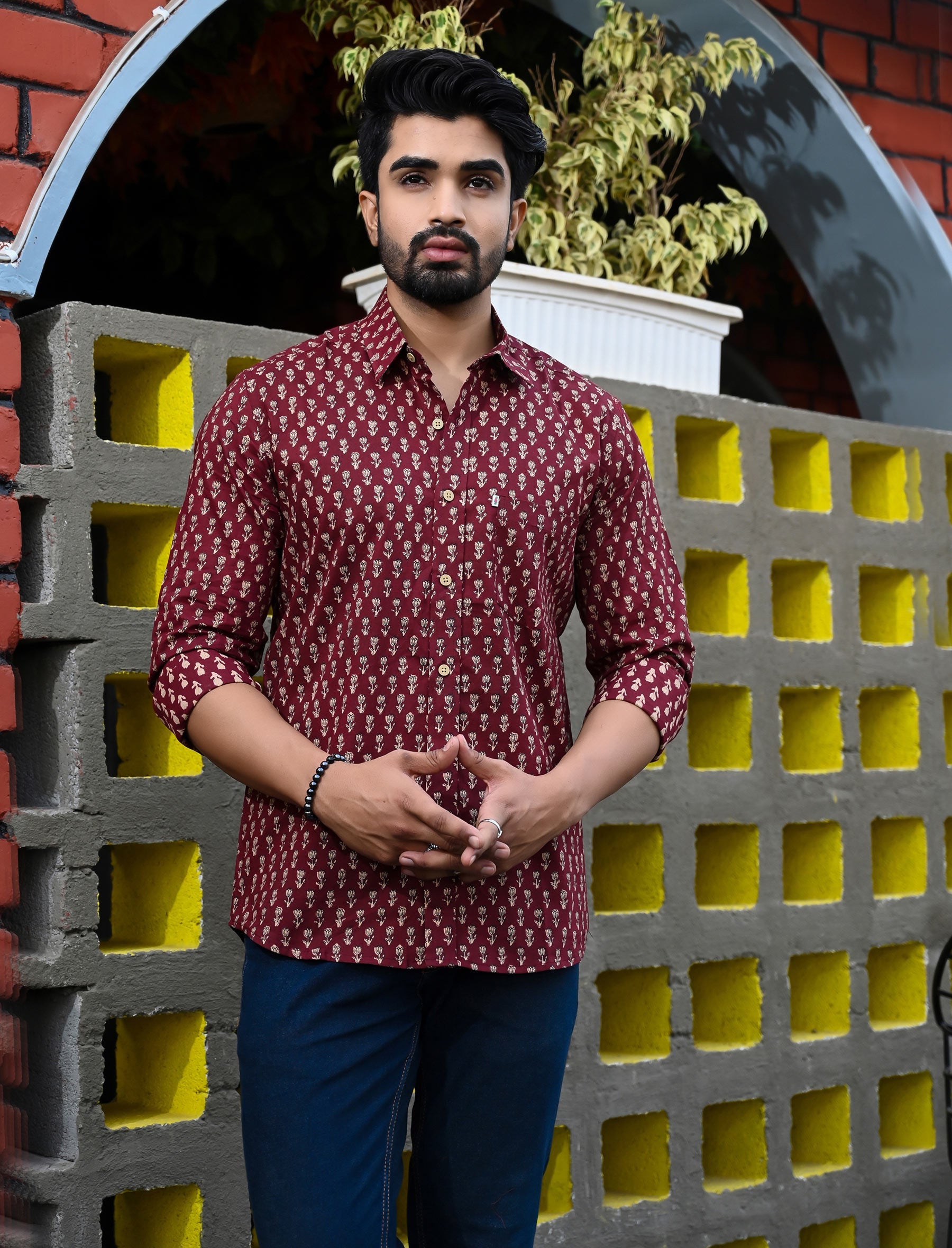 Cotton Printed Full Sleeves Shirt