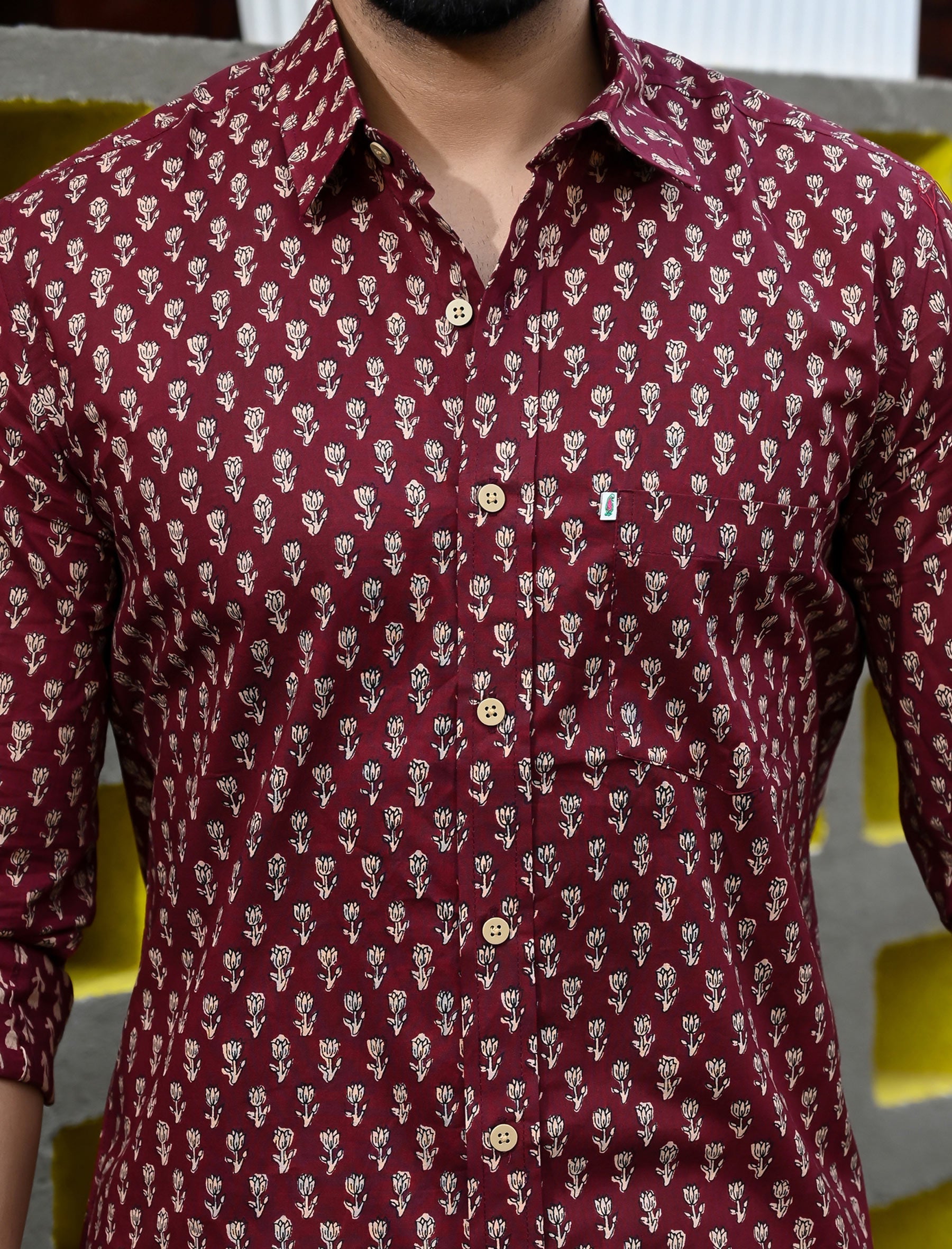 Cotton Printed Full Sleeves Shirt