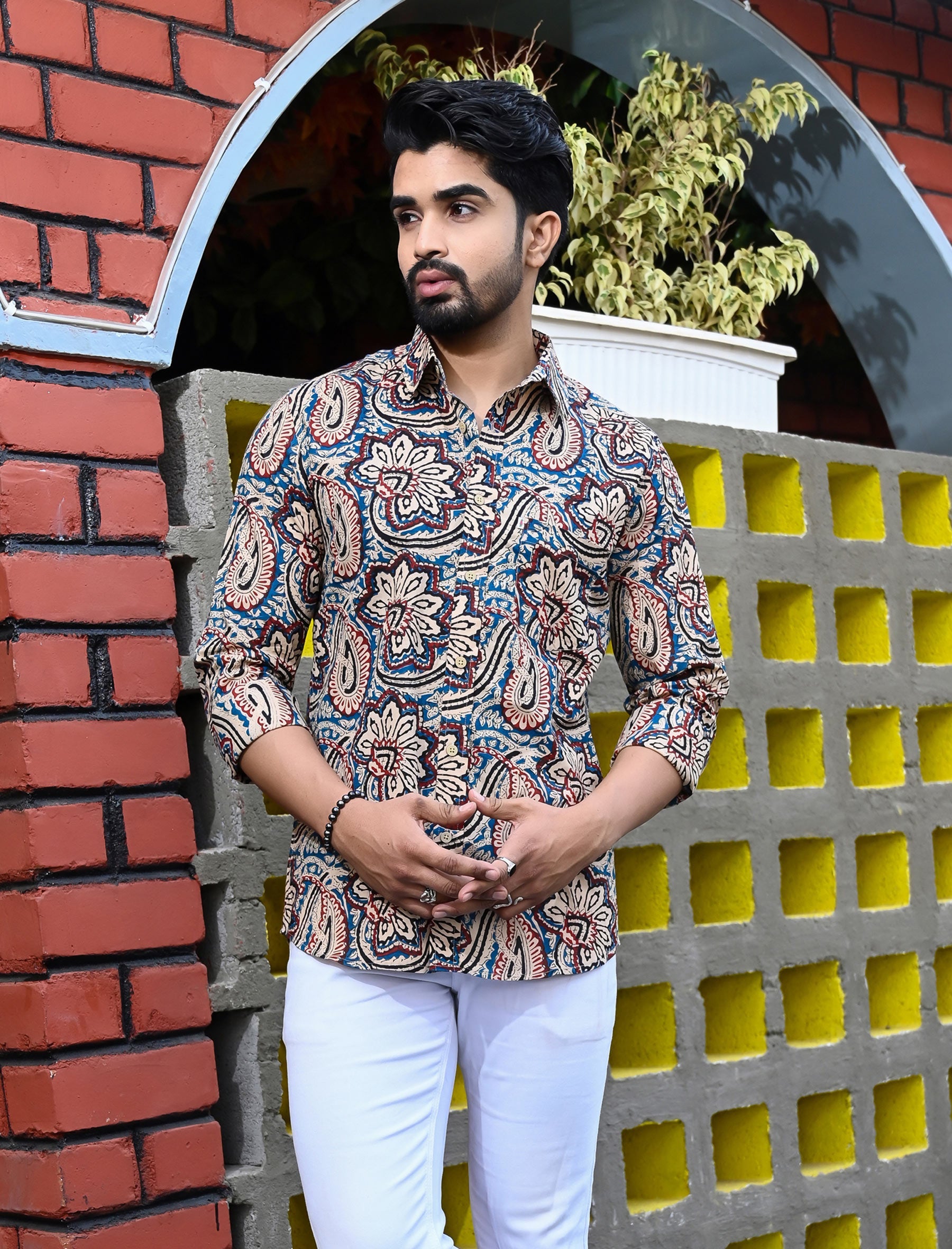 Cotton Printed Full Sleeves Shirt