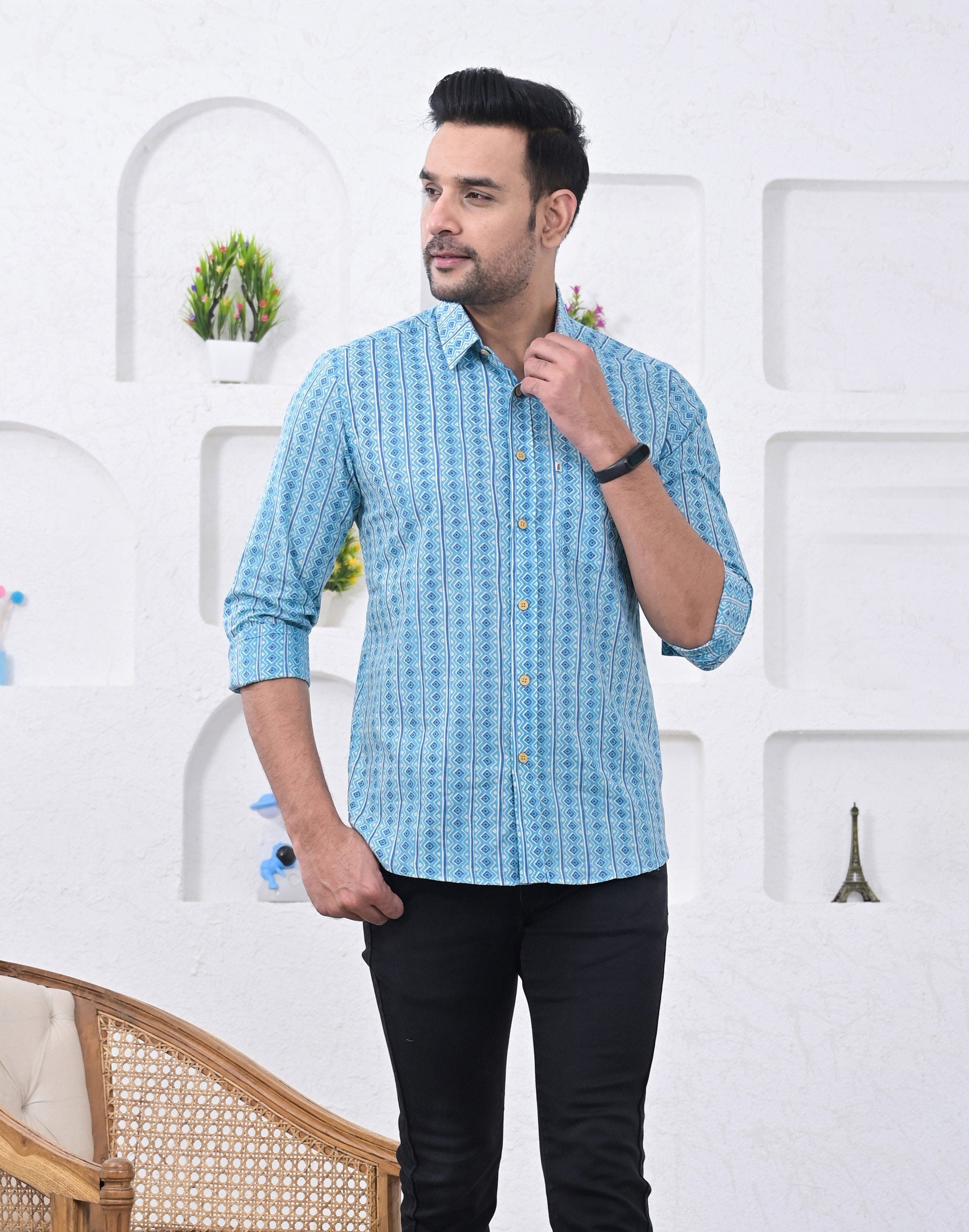 Cotton Printed Full Sleeves Shirt