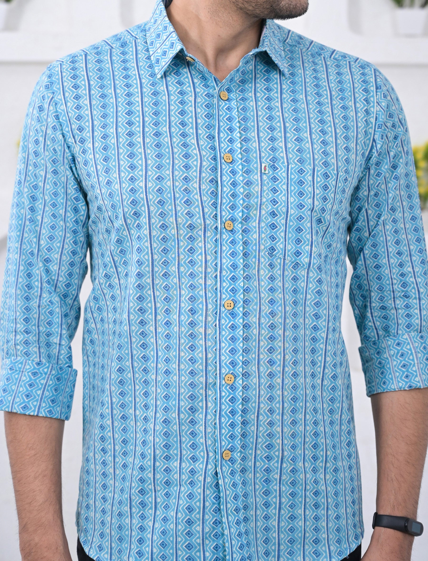 Cotton Printed Full Sleeves Shirt