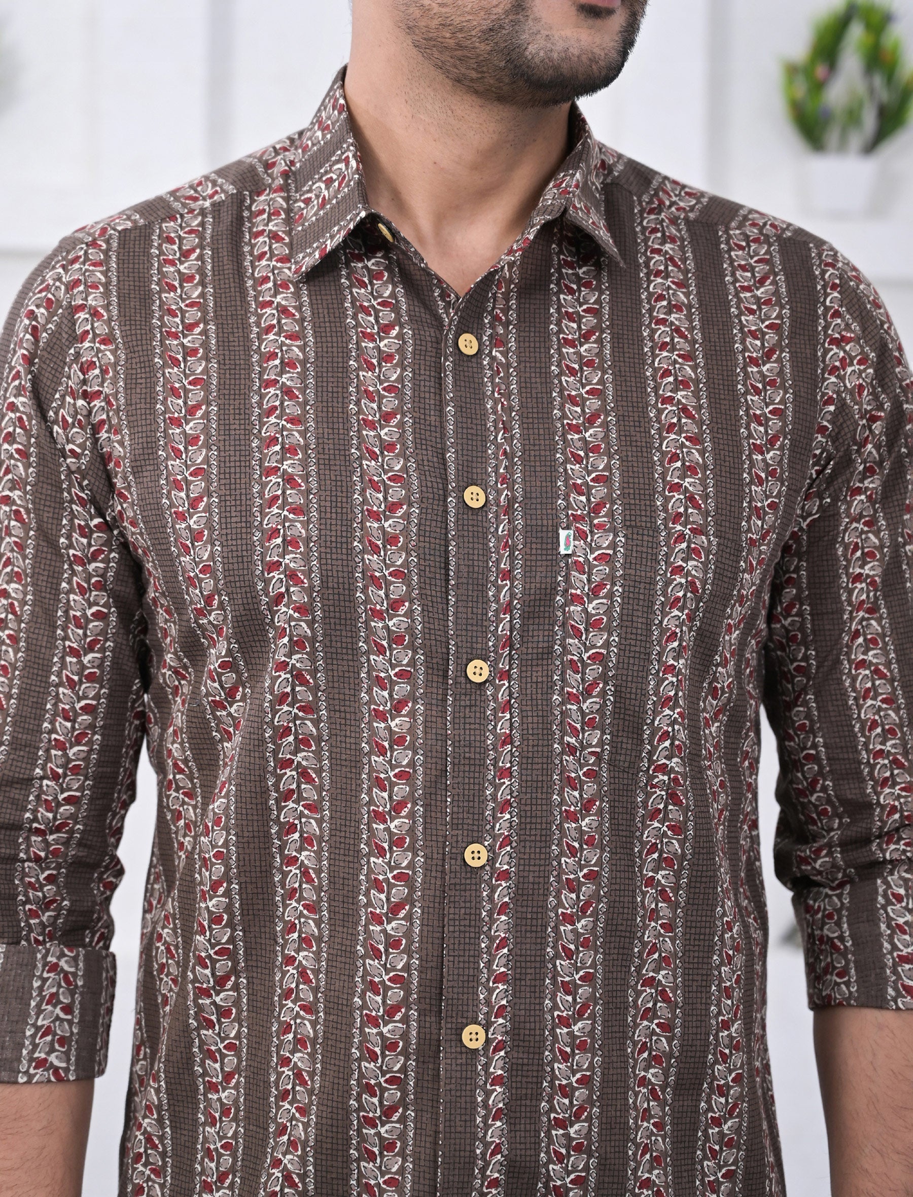 Cotton Printed Full Sleeves Shirt