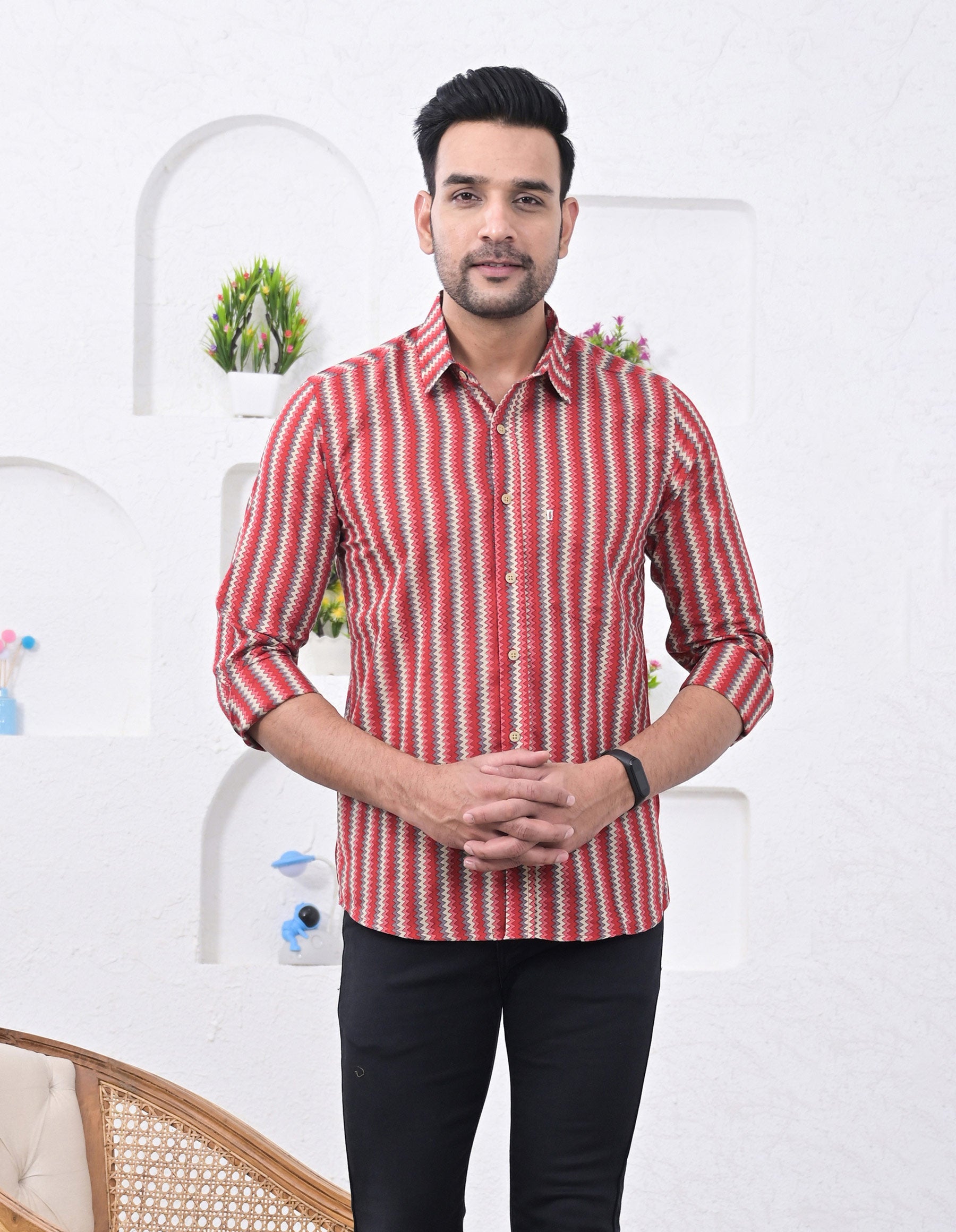 Cotton Printed Full Sleeves Shirt