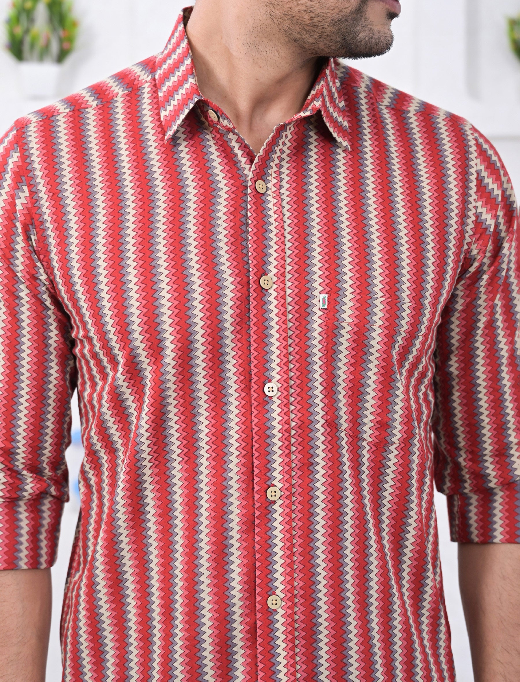Cotton Printed Full Sleeves Shirt