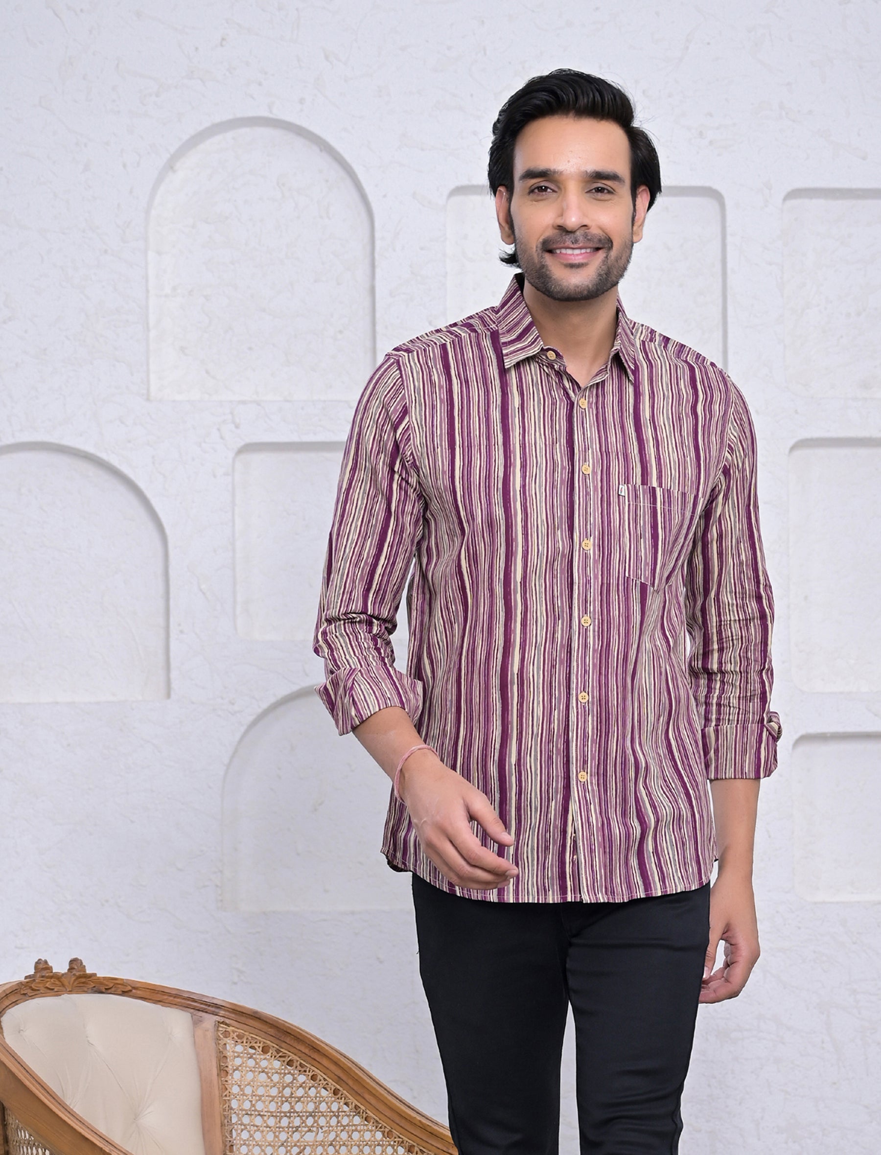Cotton Printed Full Sleeves Shirt