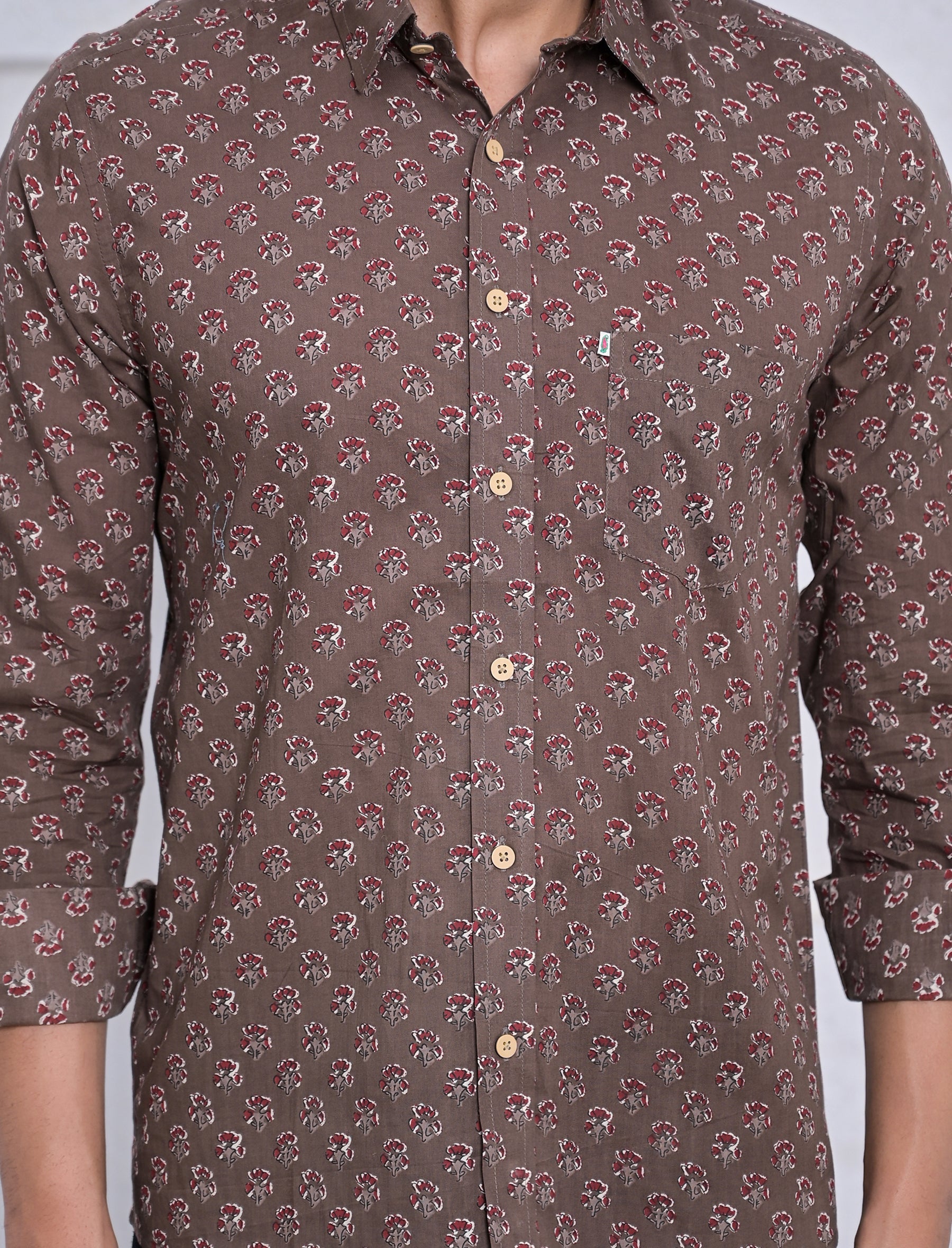 Cotton Printed Full Sleeves Shirt