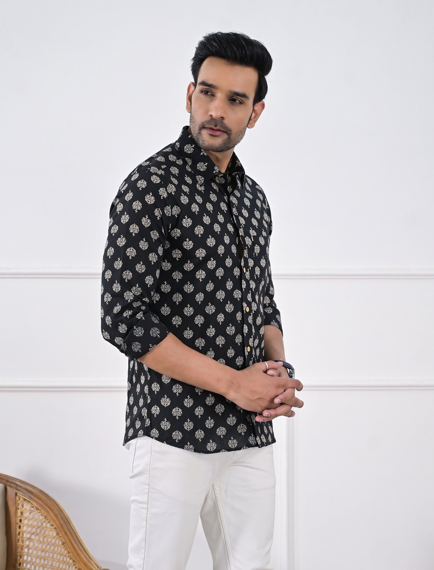Cotton Printed Full Sleeves Shirt