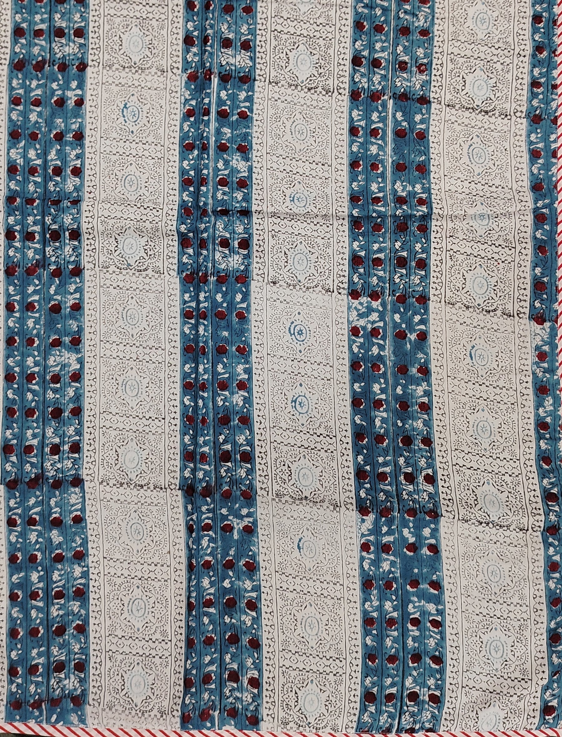 Hand Block Printed Cotton Single Dohar