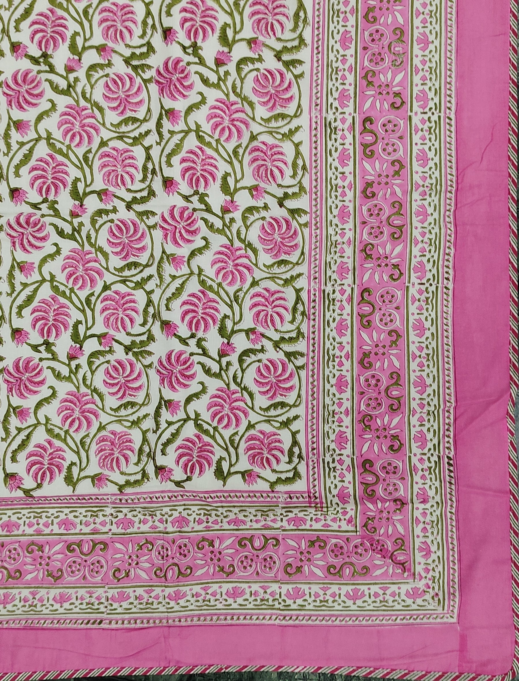 Hand Block Printed Cotton Single Dohar