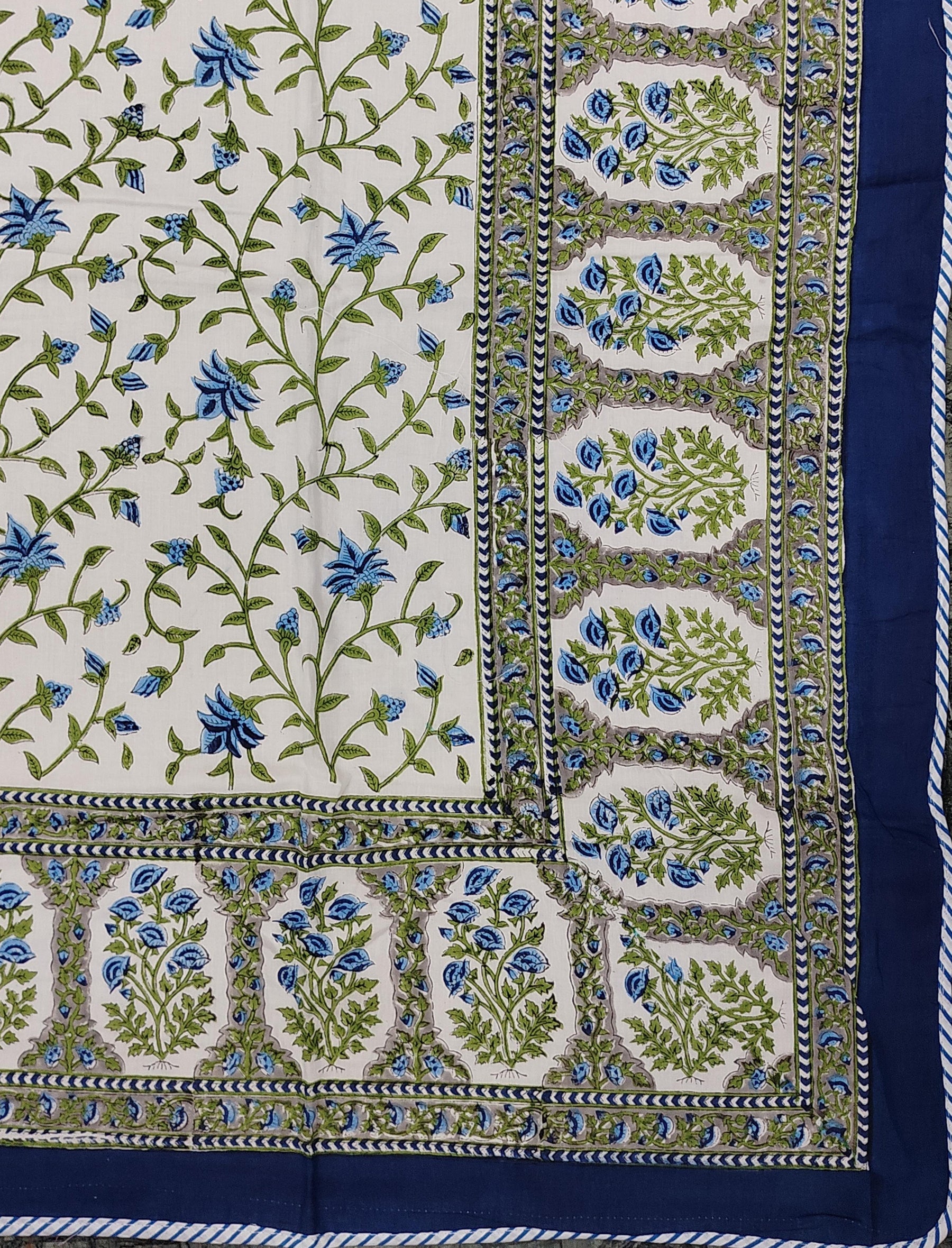 Hand Block Printed Cotton Single Dohar