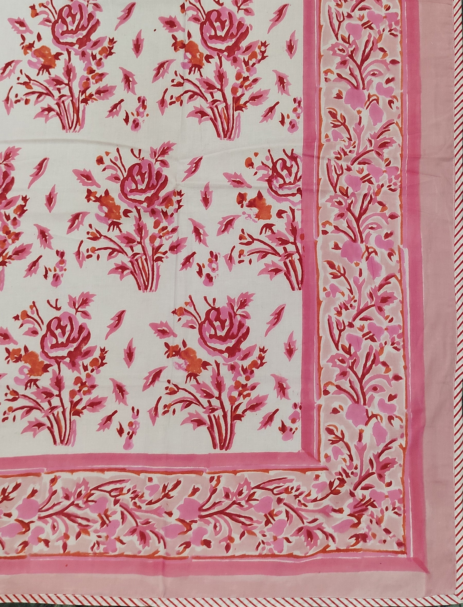 Hand Block Printed Cotton Single Dohar