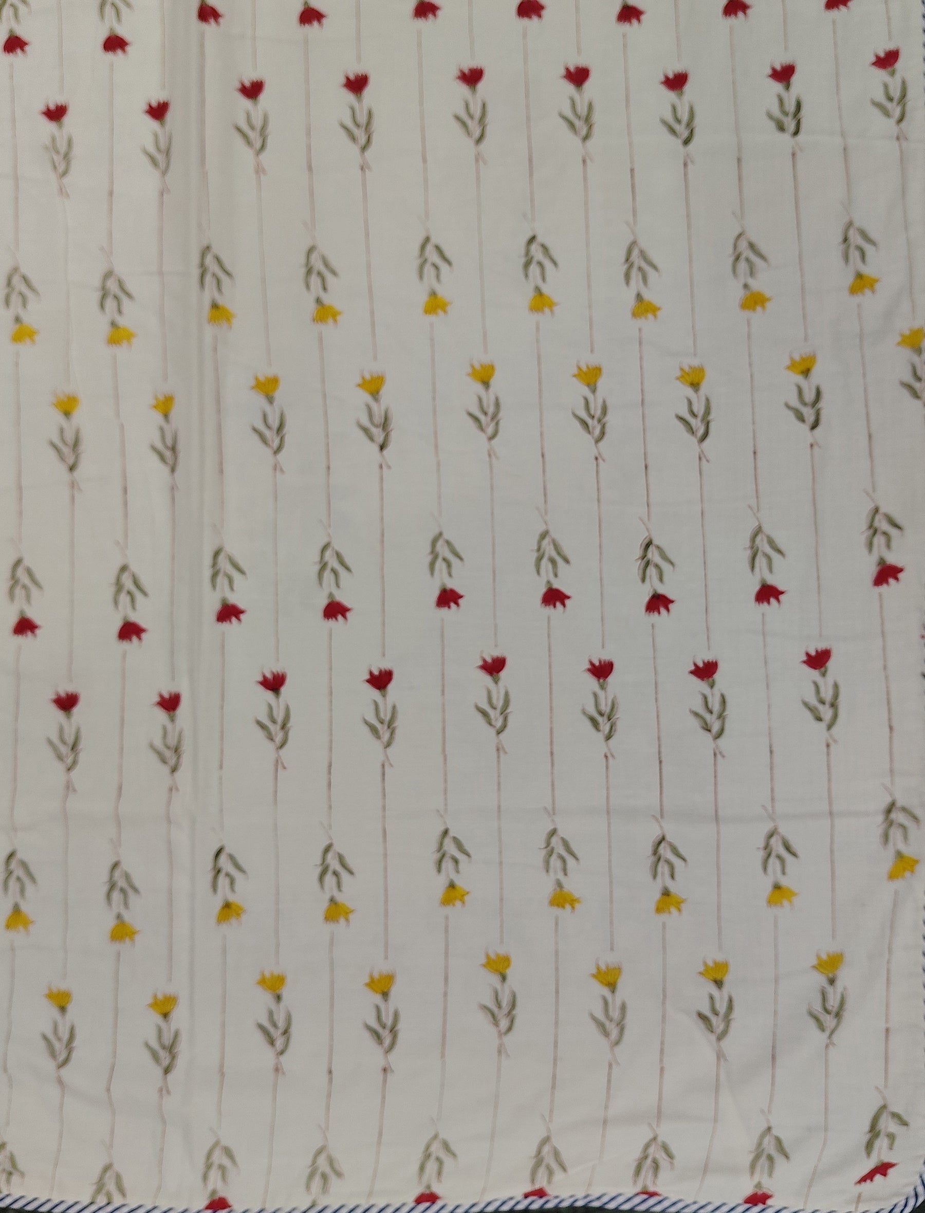 Hand Block Printed Cotton Single Dohar