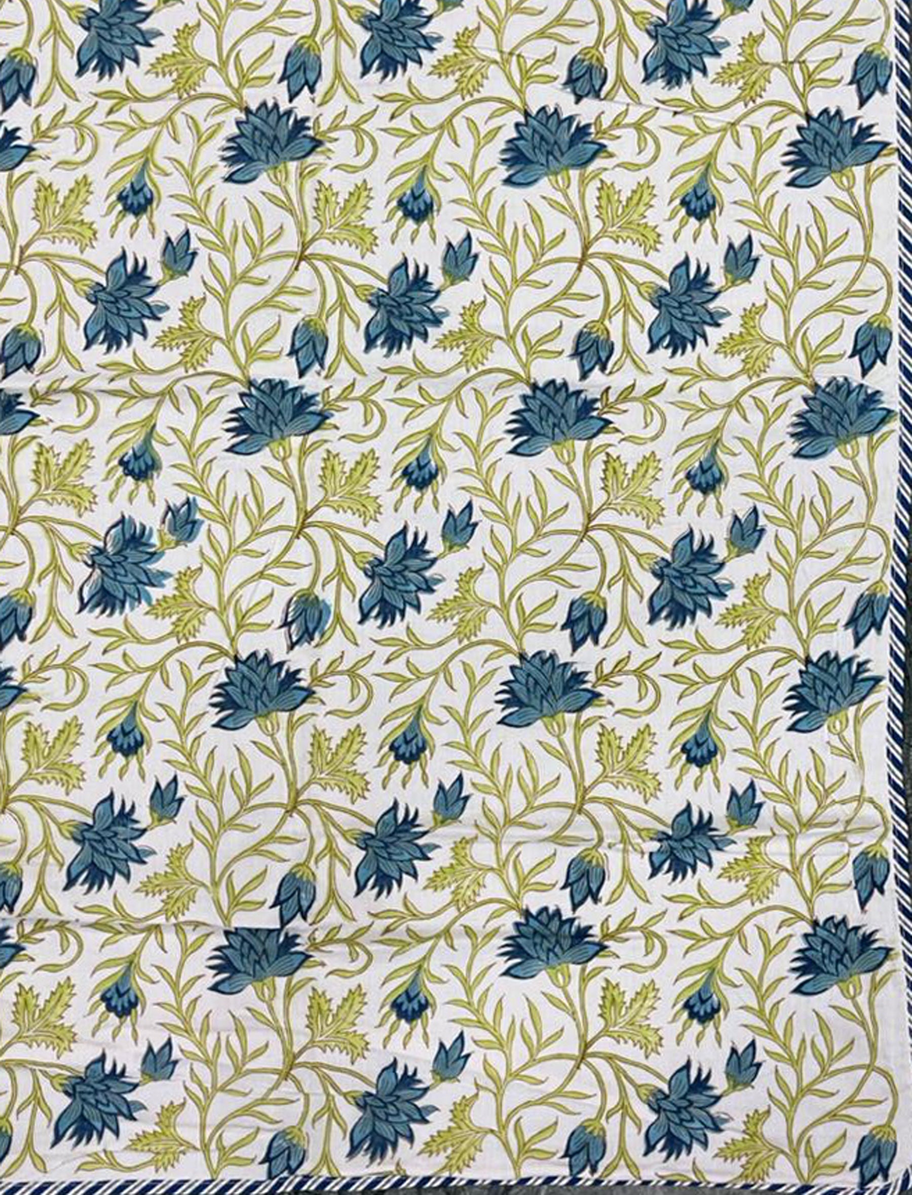 Hand Block Printed Cotton Single Dohar