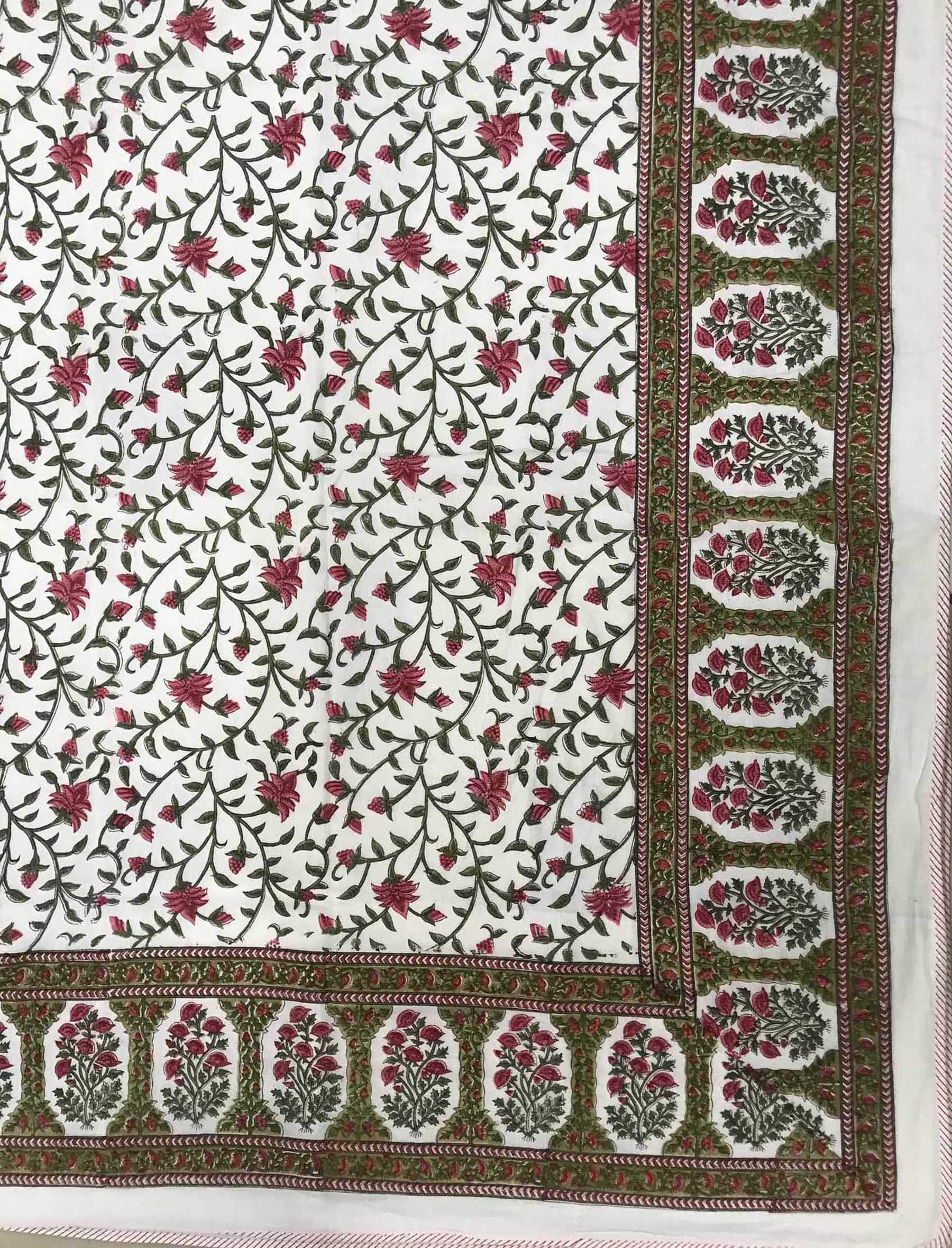 Hand Block Printed Cotton Single Dohar