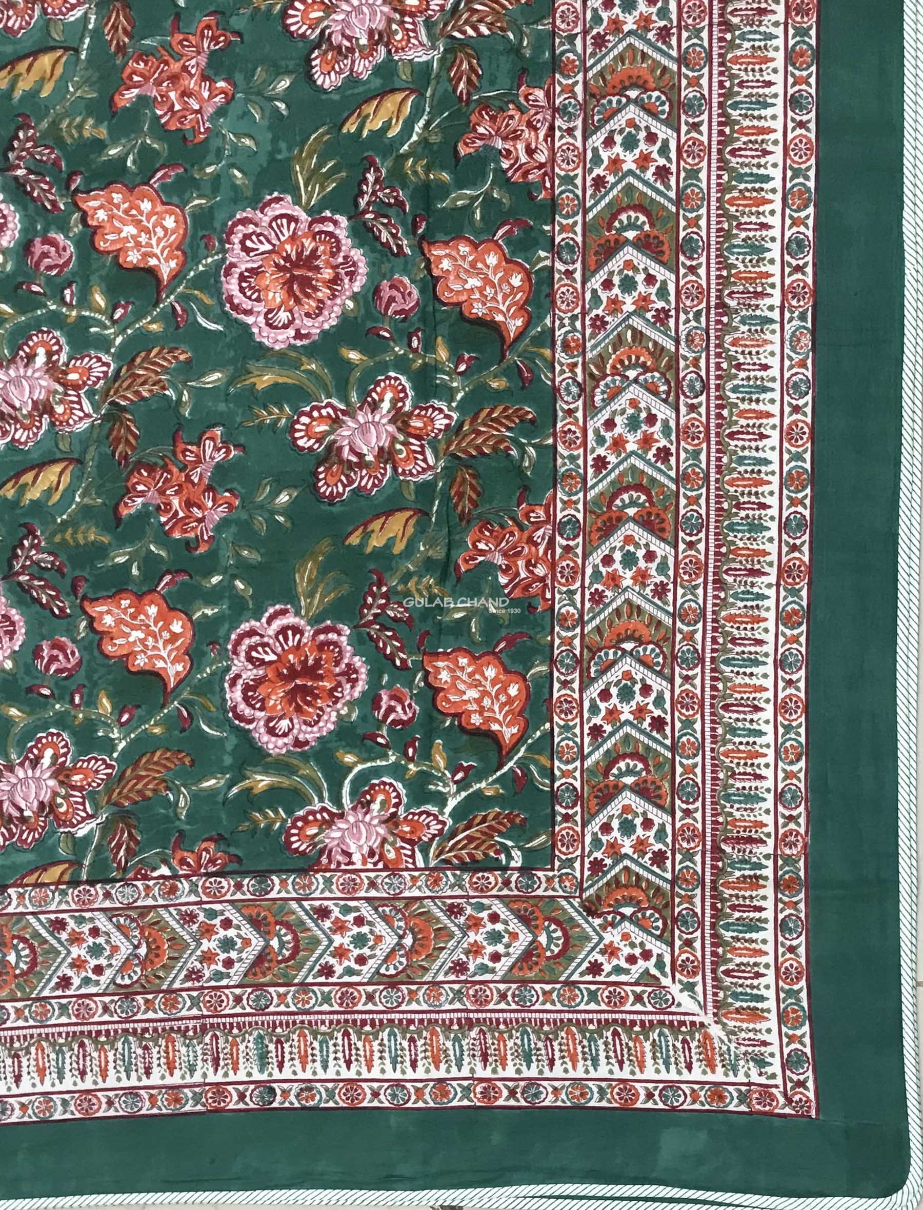 Hand Block Printed Cotton Single Dohar