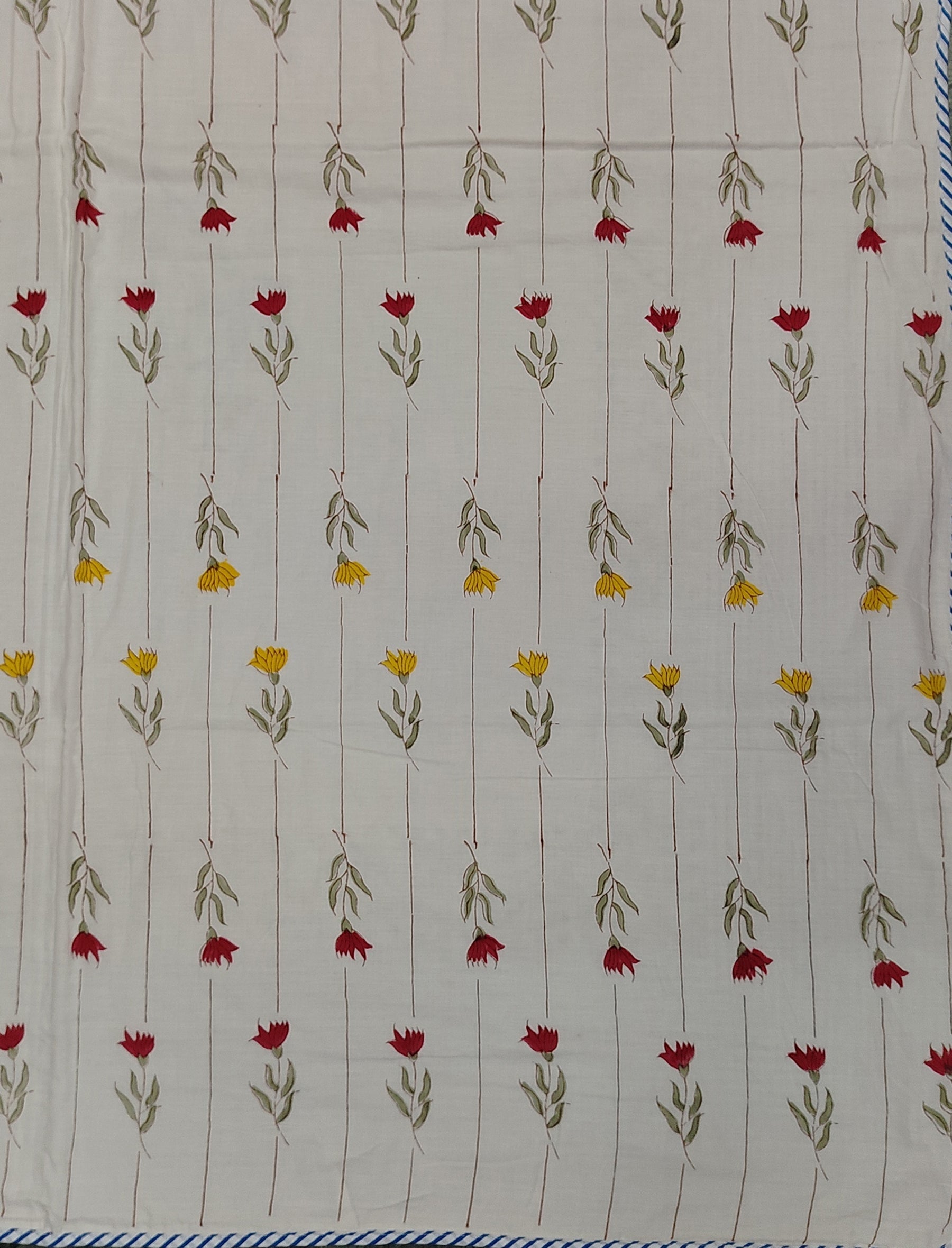 Hand Block Printed Cotton Double Dohar