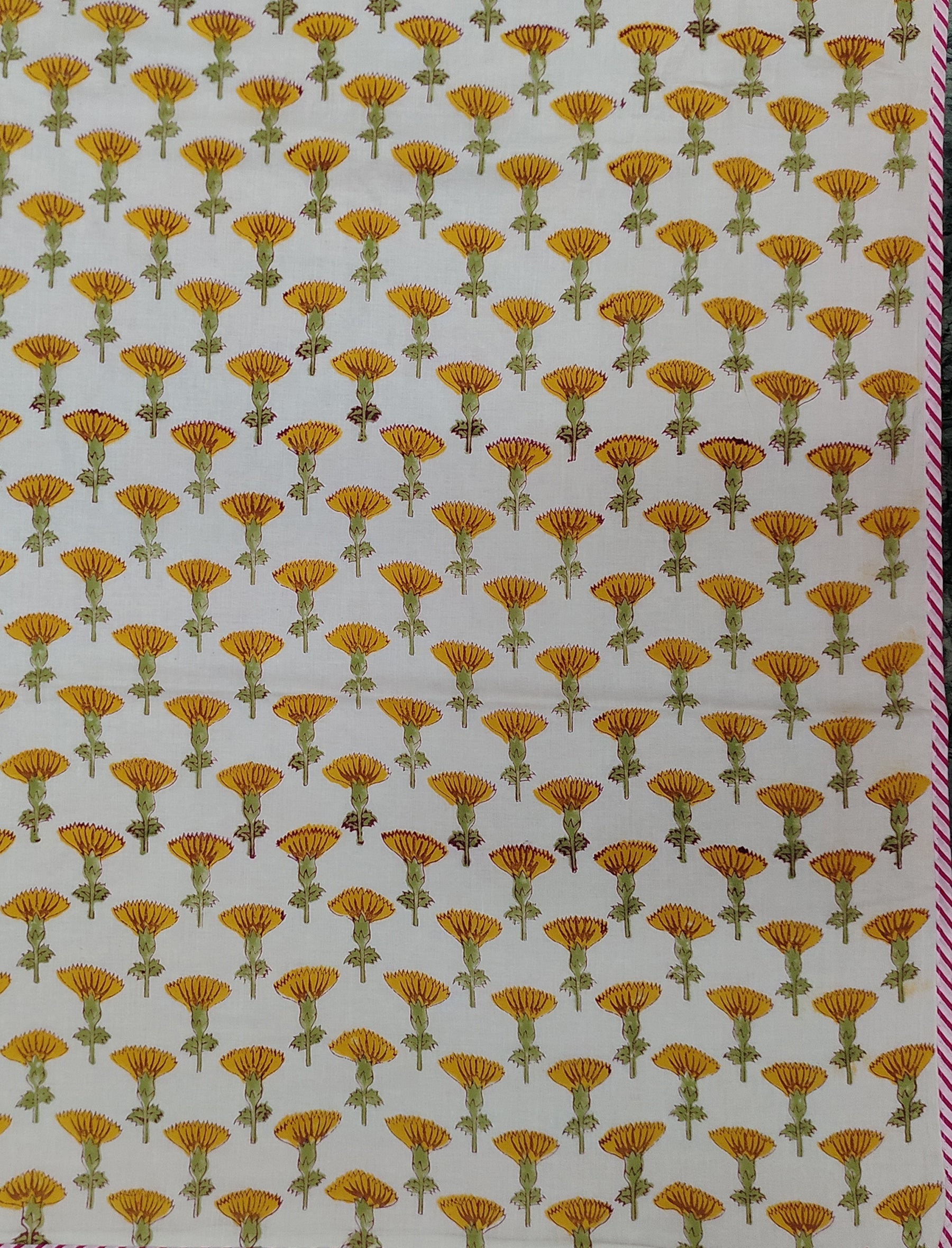 Hand Block Printed Cotton Double Dohar