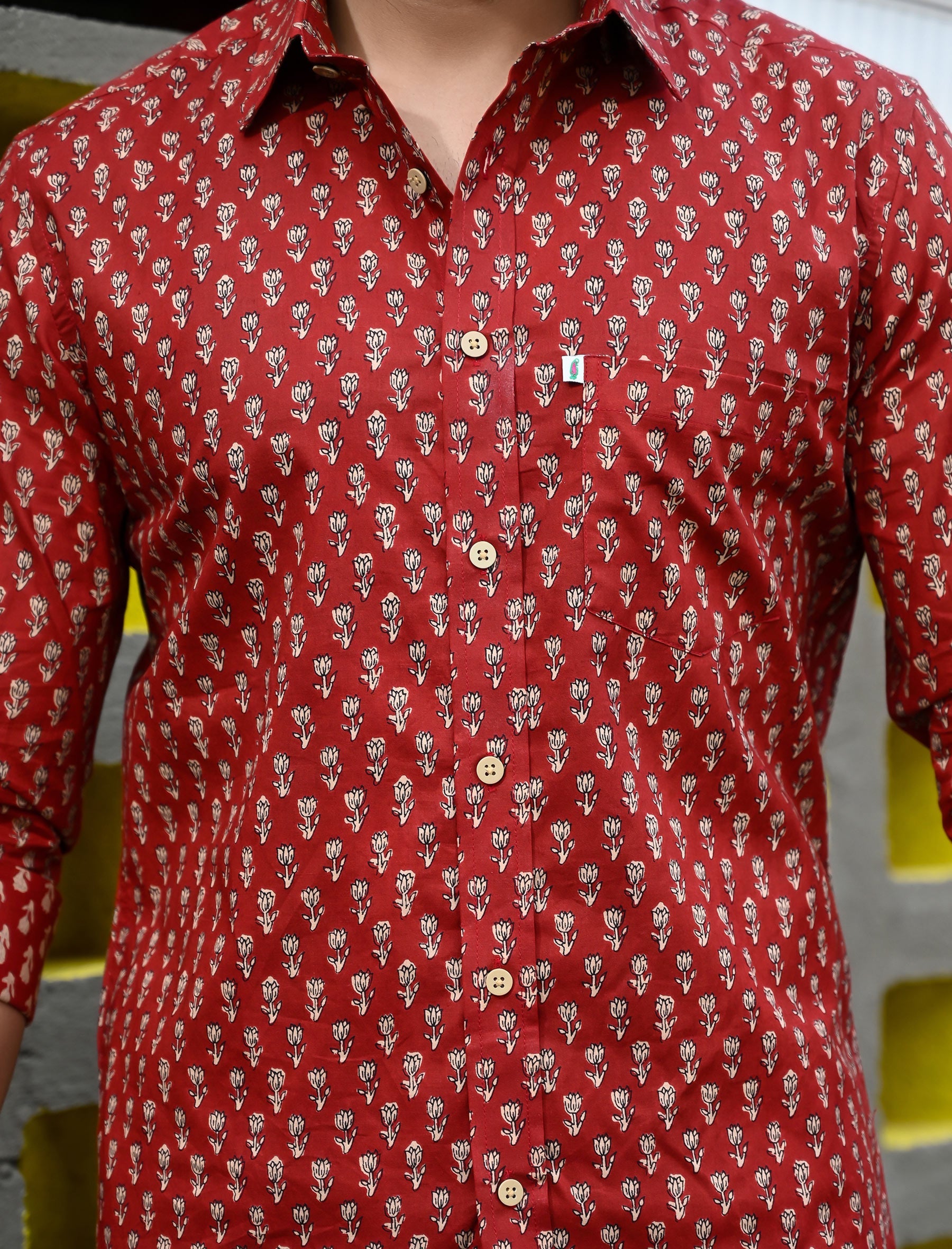 Cotton Printed Full Sleeves Shirt