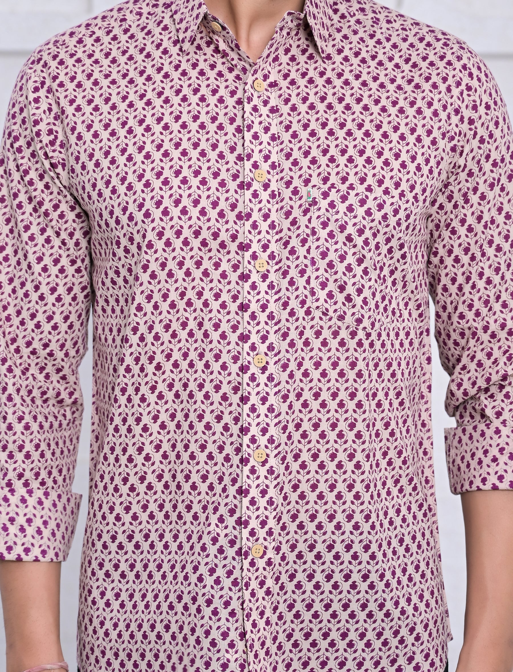 Cotton Printed Full Sleeves Shirt