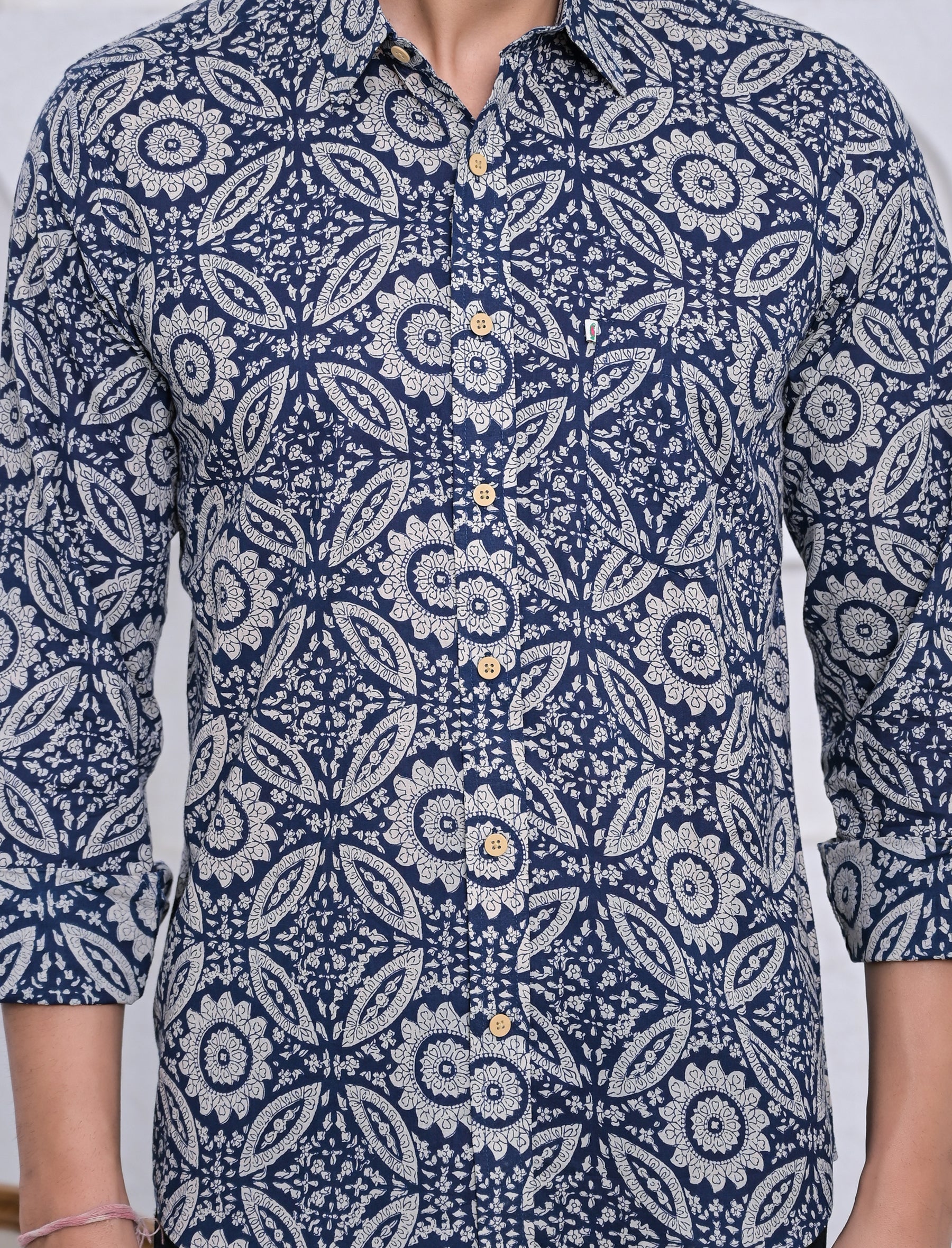 Cotton Printed Full Sleeves Shirt
