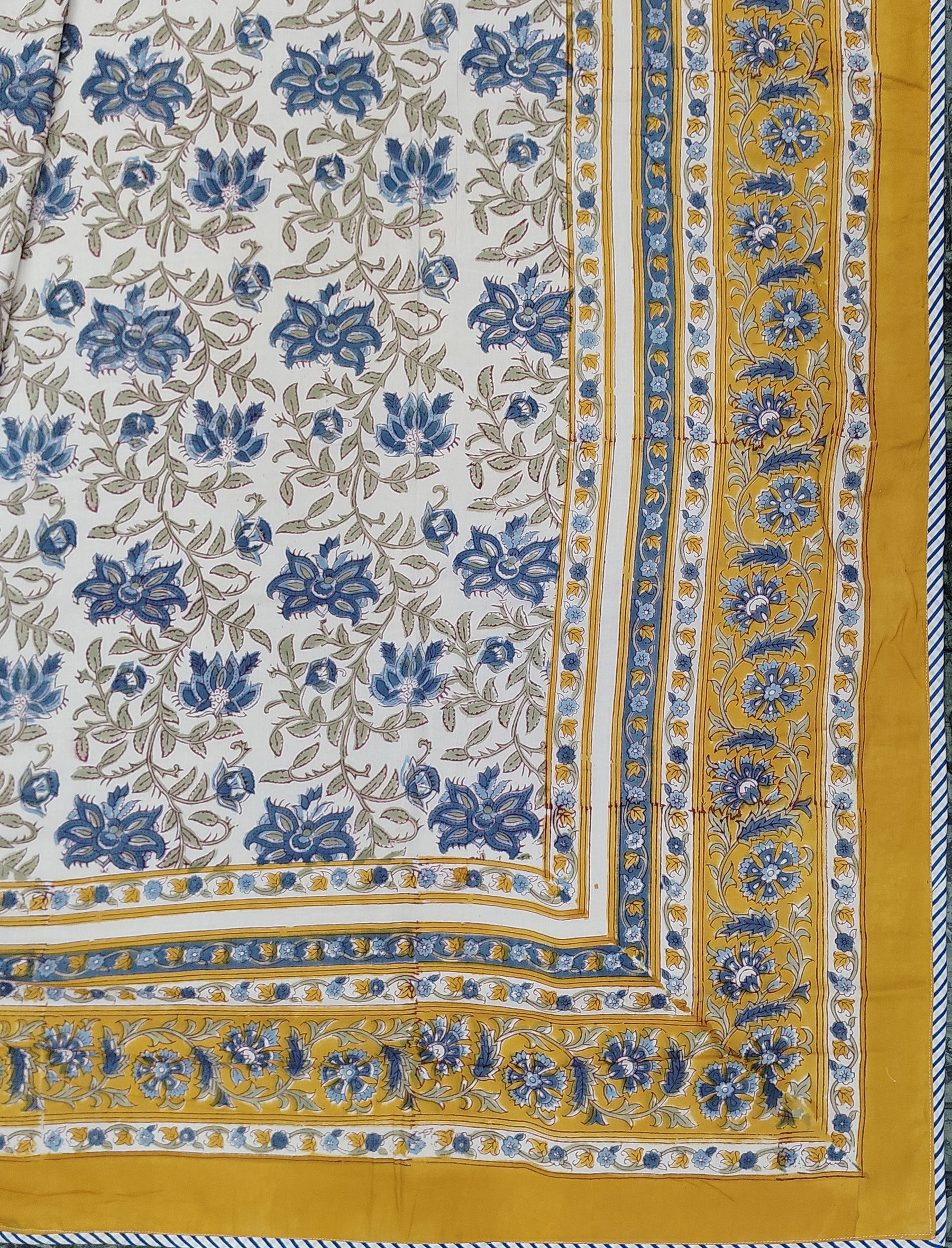 Hand Block Printed Cotton Single Dohar