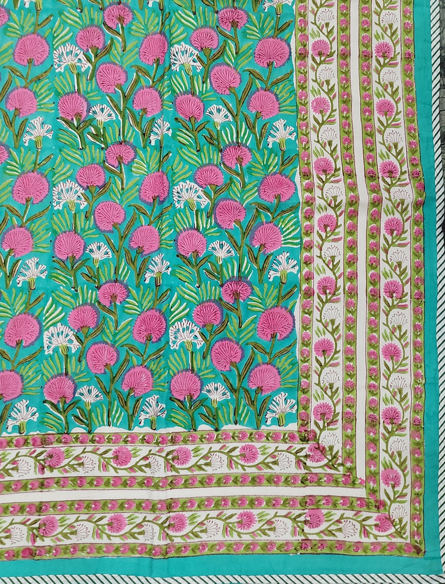 Hand Block Printed Cotton Single Dohar