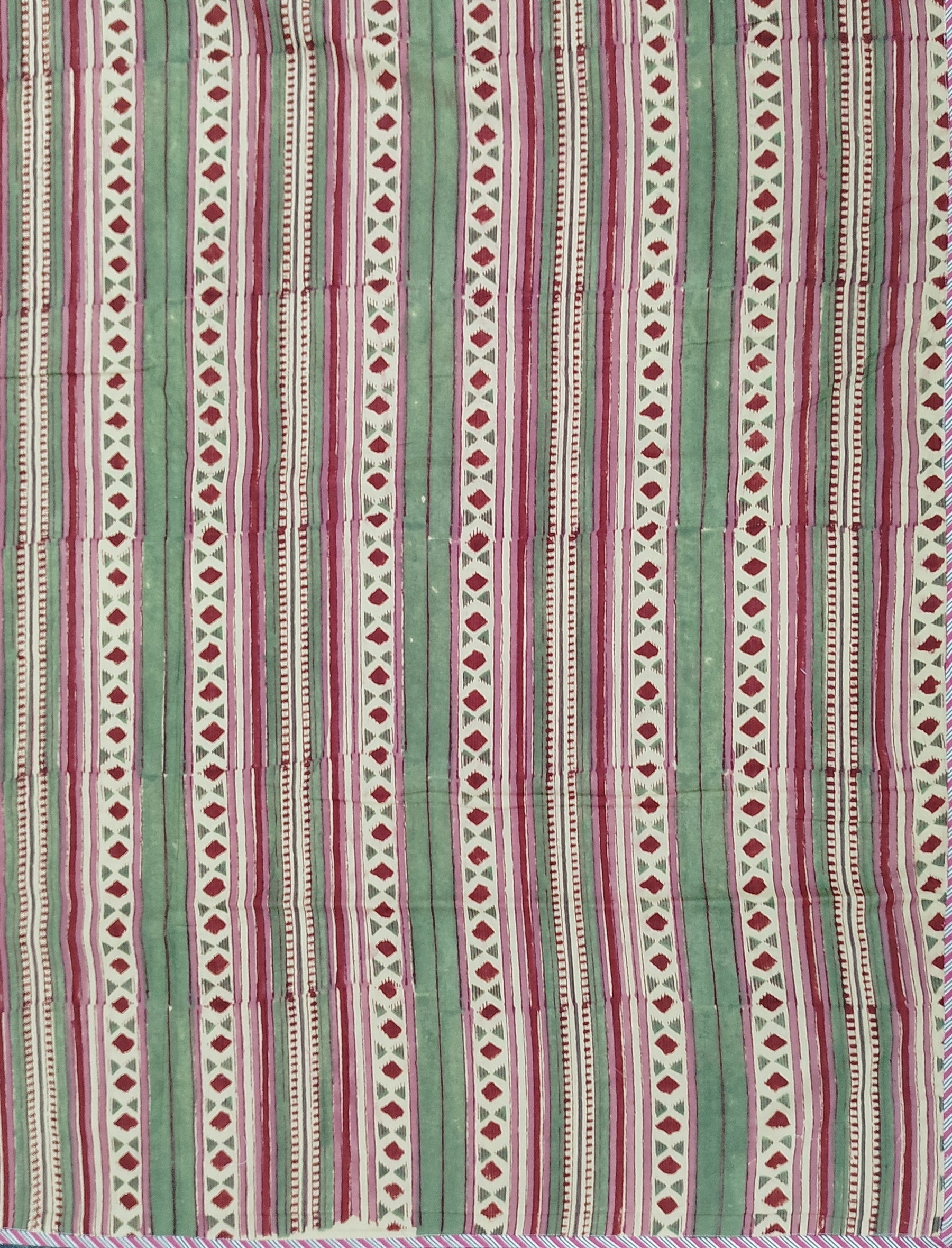 Hand Block Printed Cotton Single Dohar