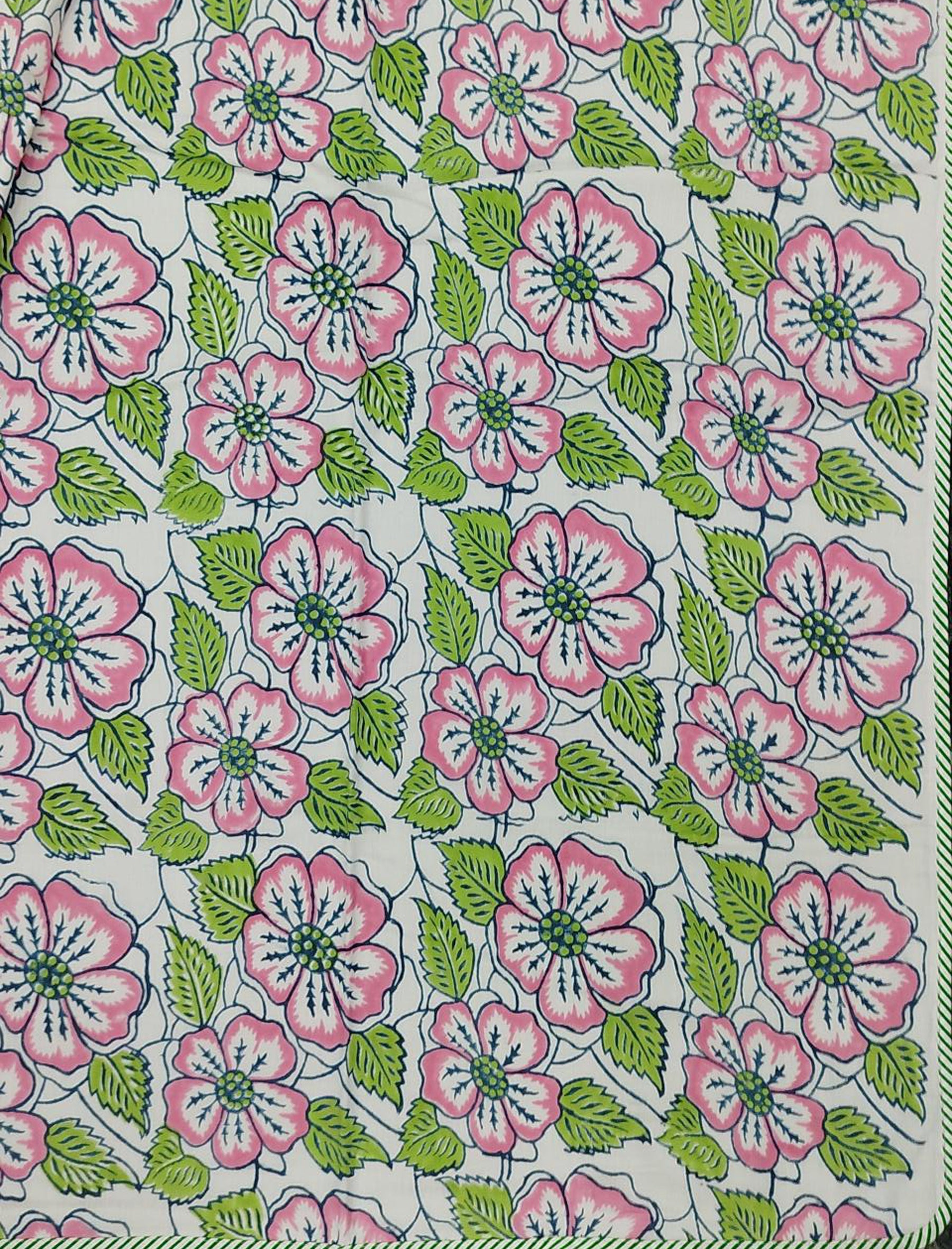 Hand Block Printed Cotton Single Dohar