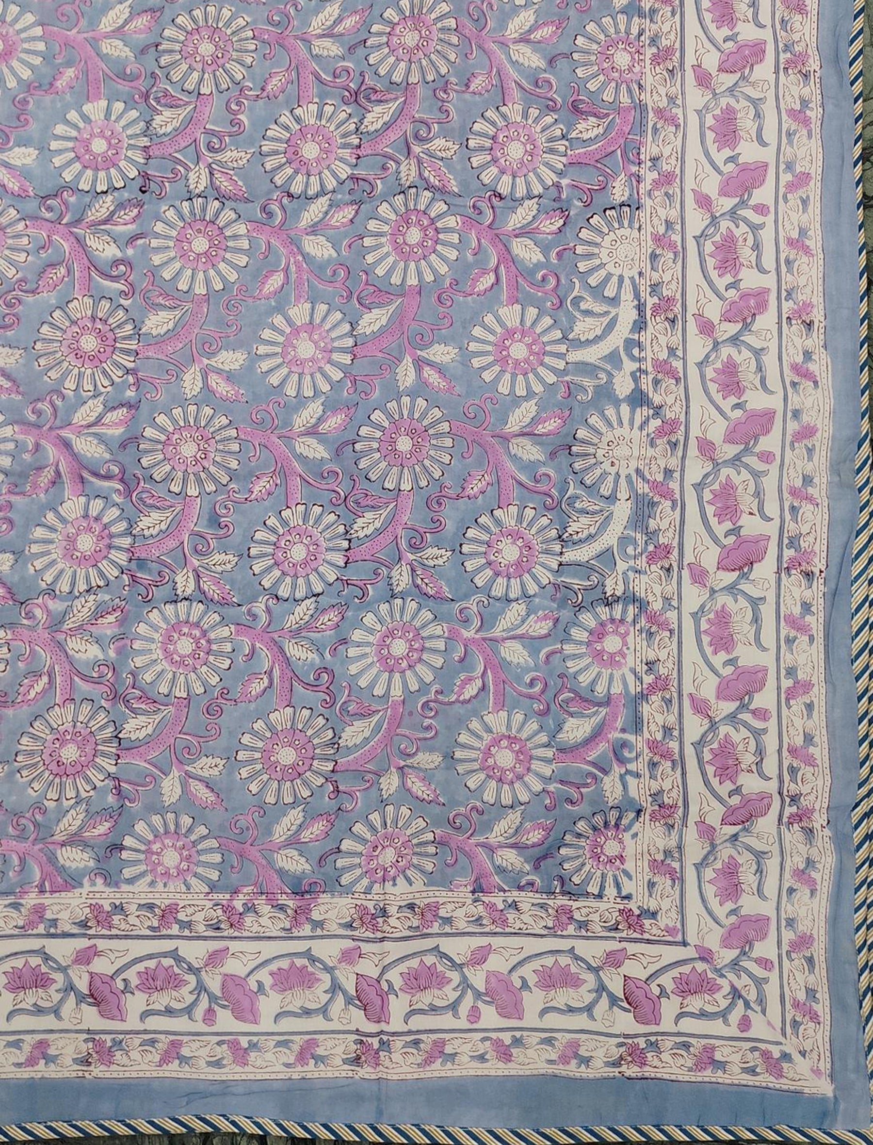 Hand Block Printed Cotton Single Dohar