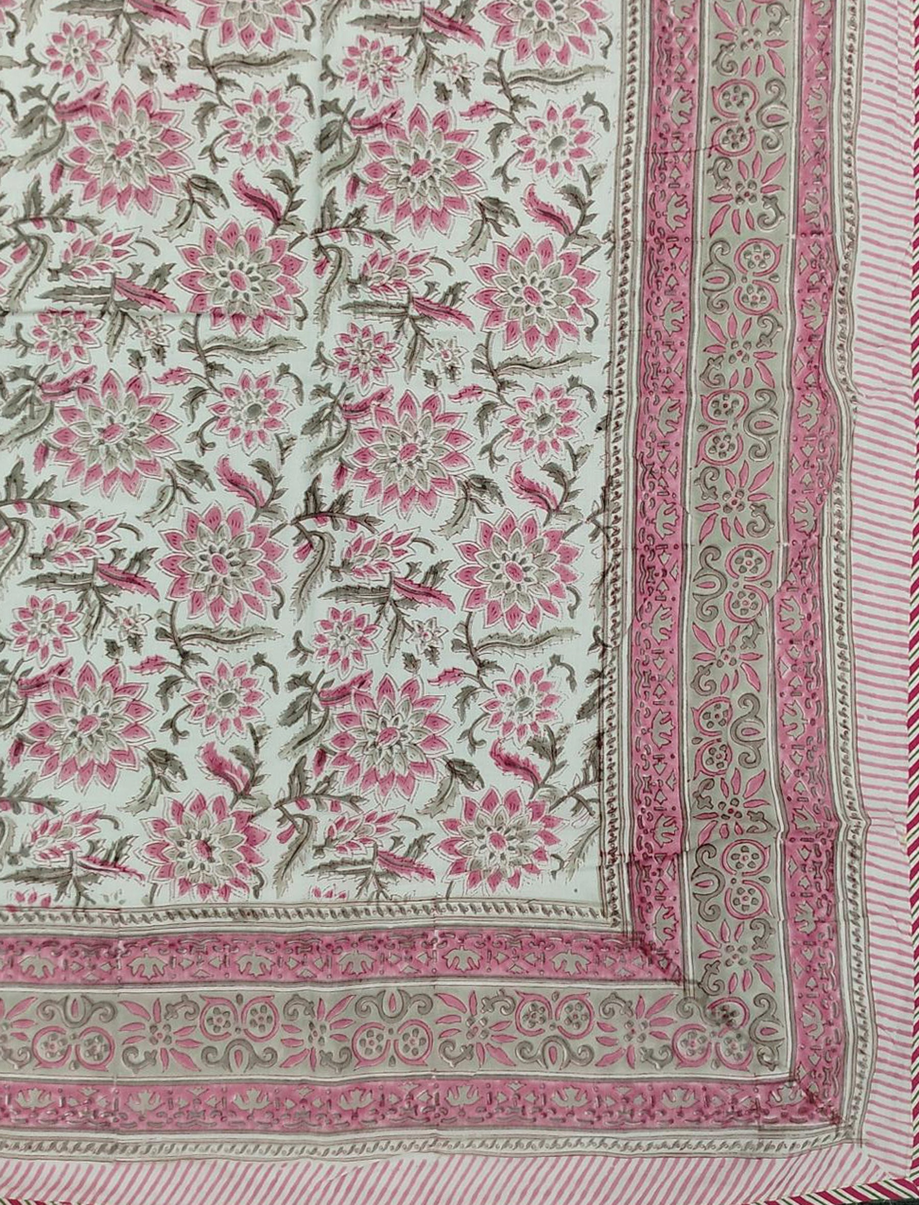 Hand Block Printed Cotton Single Dohar