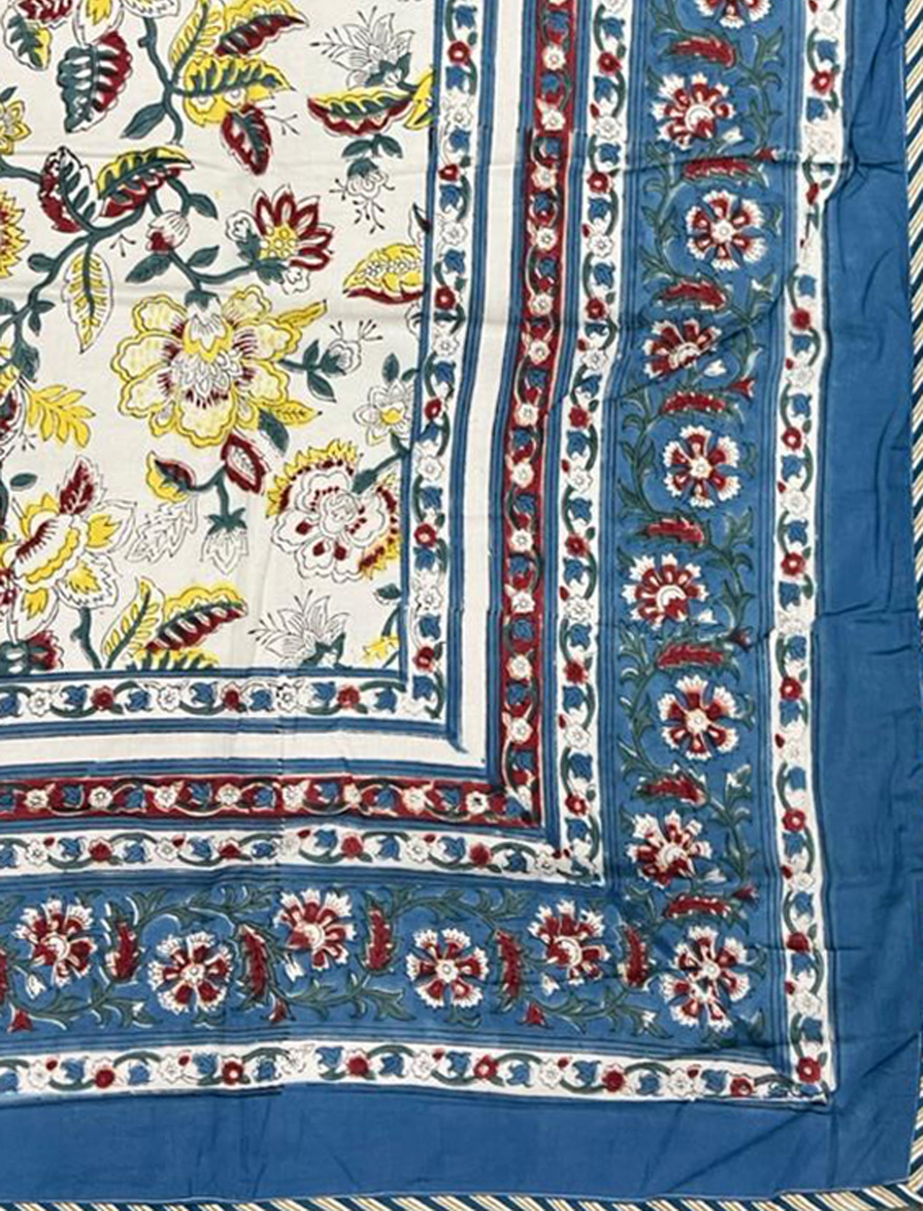 Hand Block Printed Cotton Single Dohar