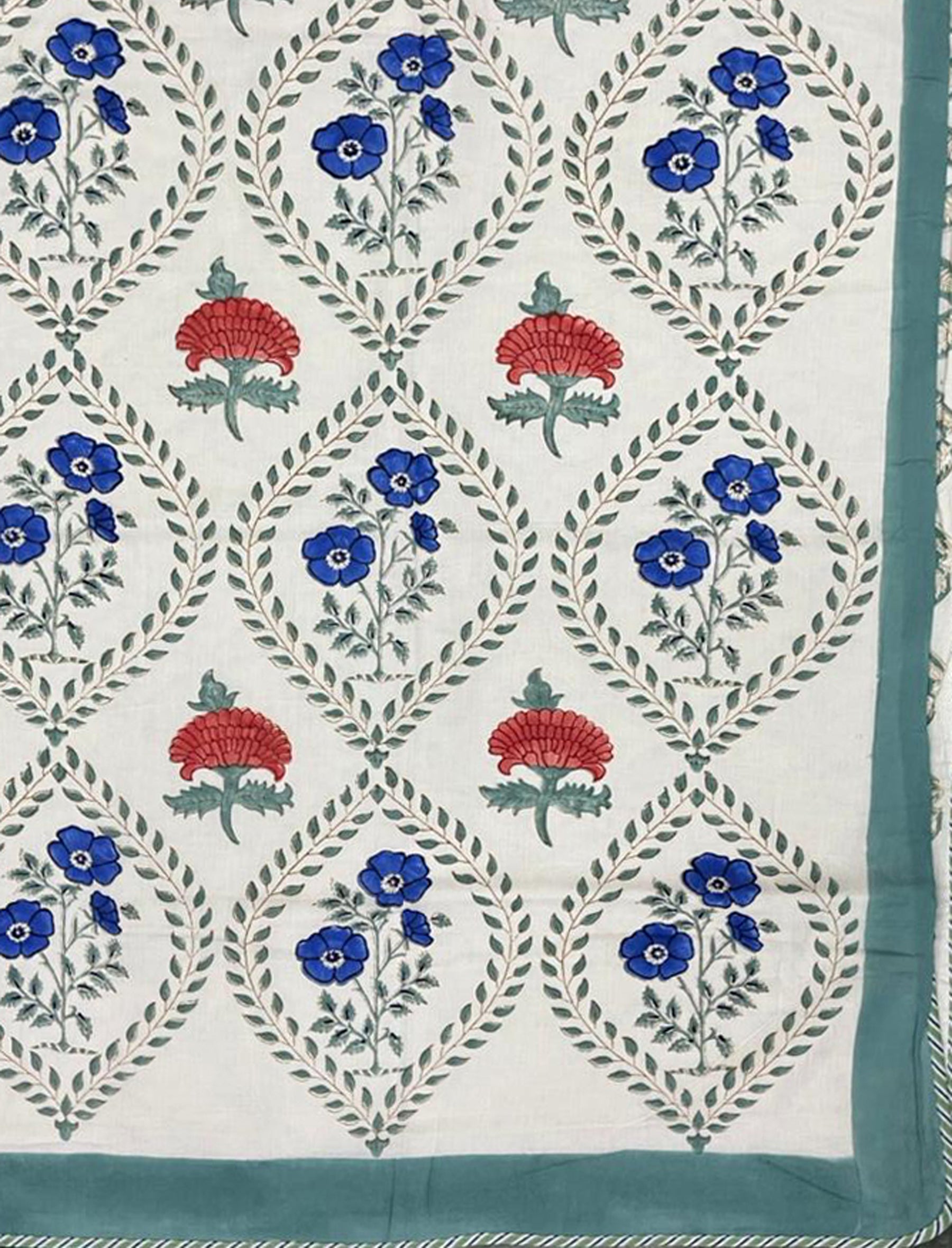 Hand Block Printed Cotton Single Dohar